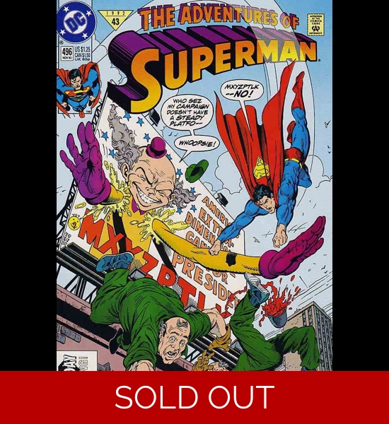 Adventures Of Superman - 496 - Nov. 1992 Comic Book